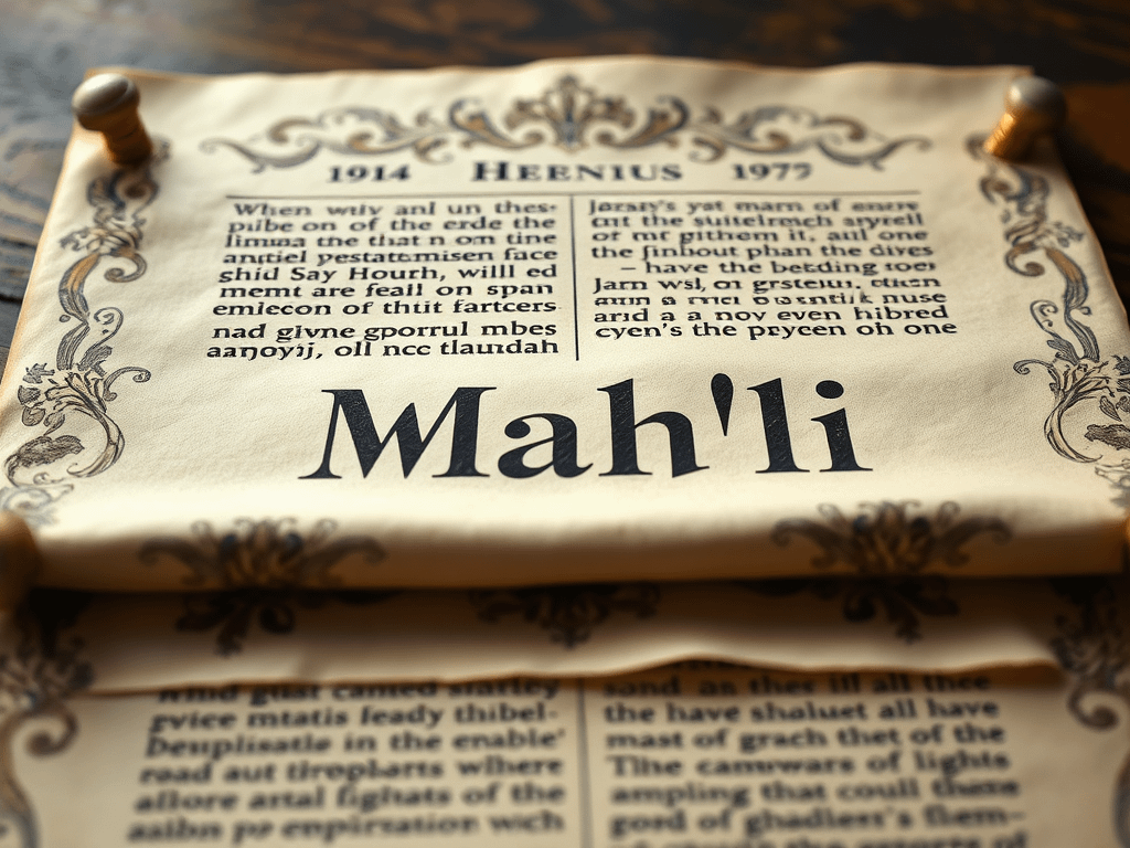 Who was Mahli in the Bible?